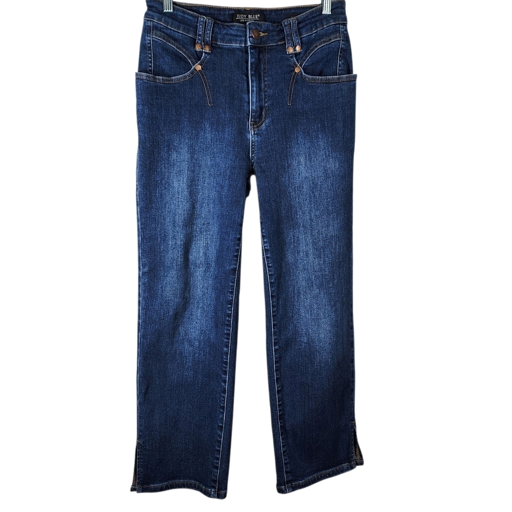 JUDY BLUE STRAIGHT LEG ANKLE JEANS